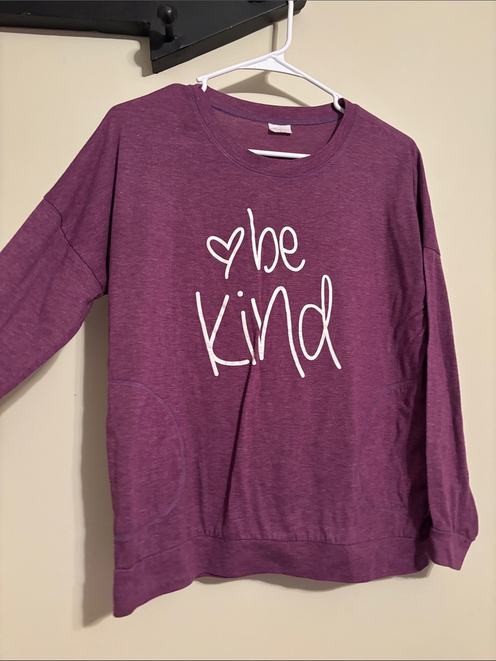 Be Kind Purple Adult Sweatshirt